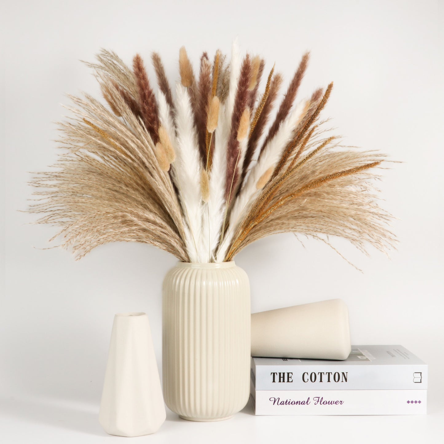 120Pcs Dried Pampas Grass Decor