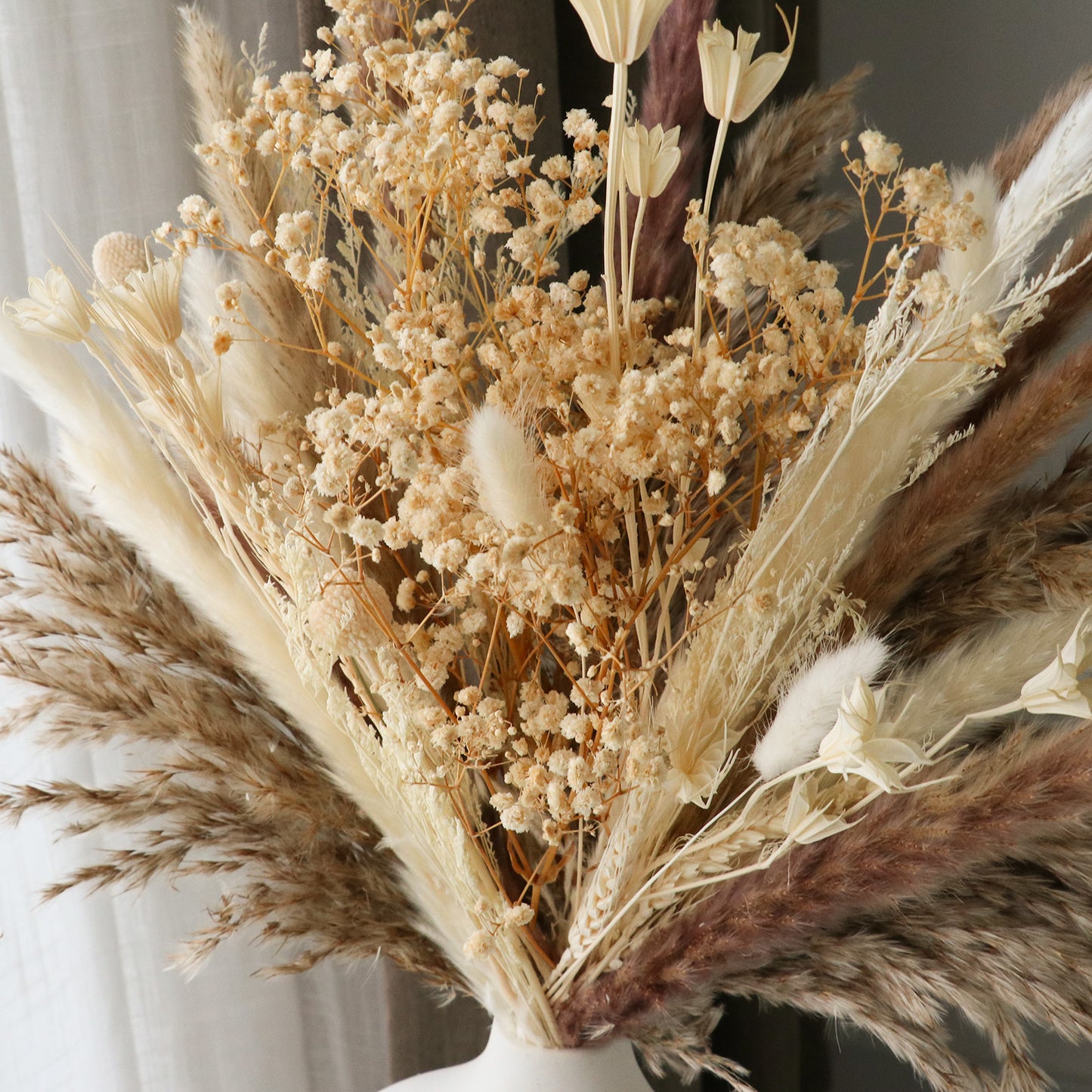 12 Varieties Pampas Grass Decor Bouquet