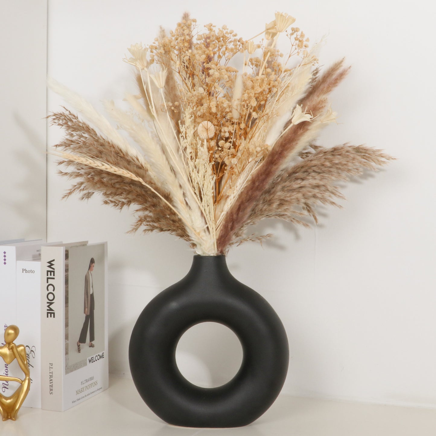 12 Varieties Pampas Grass Decor Bouquet