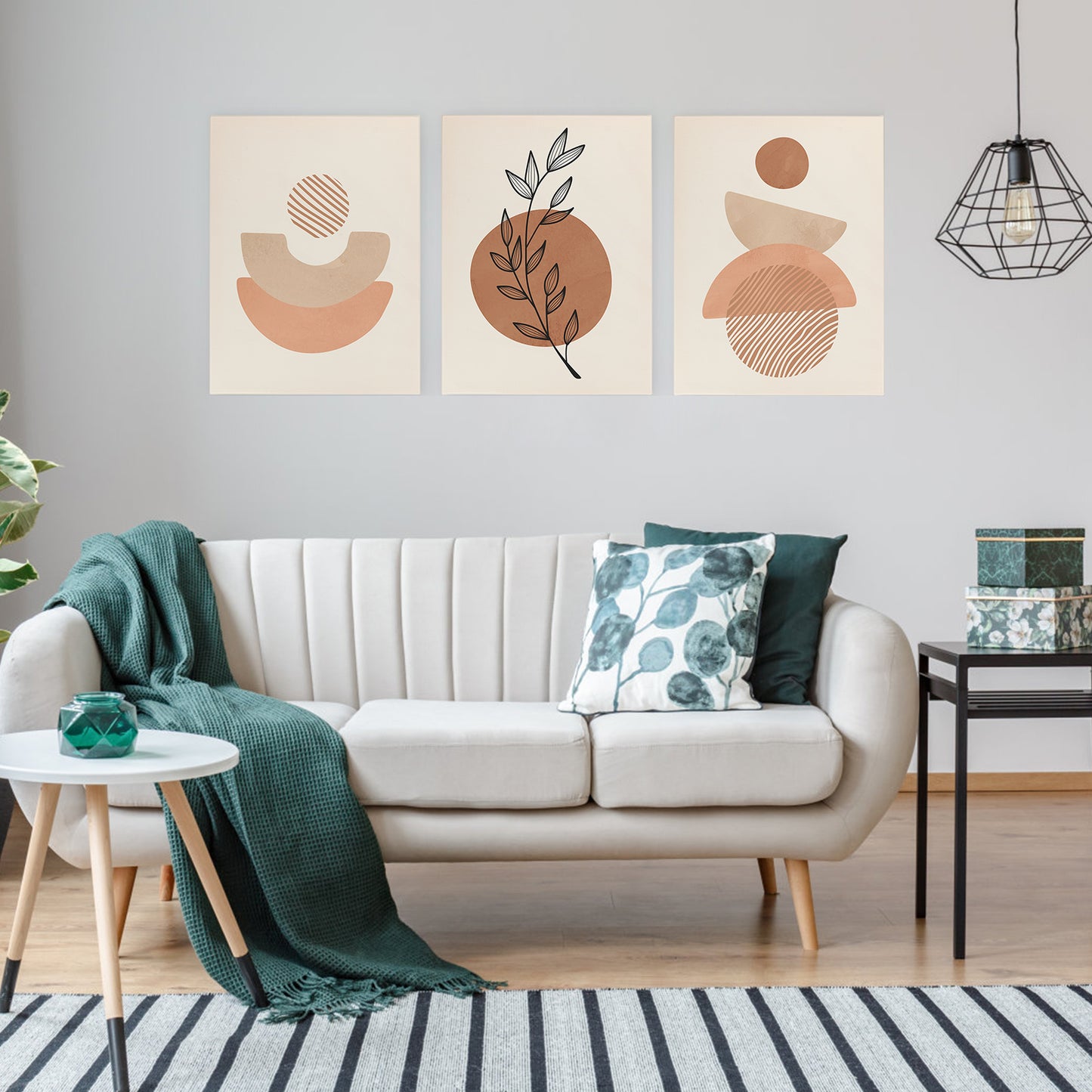 Boho Minimalist Wall Art Set 3