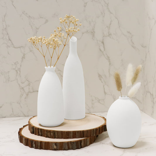 Ceramic Vase for Decor , Small Pampas Grass Flower Vases