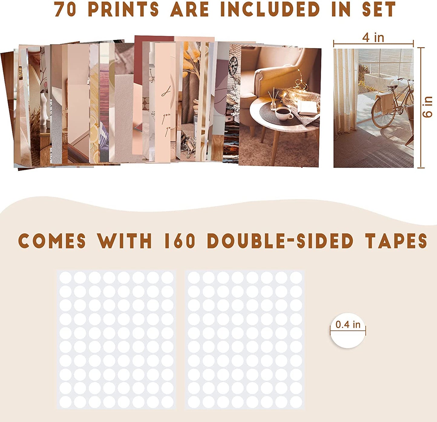 70PCS Photo Collage Kit for Wall Aesthetic