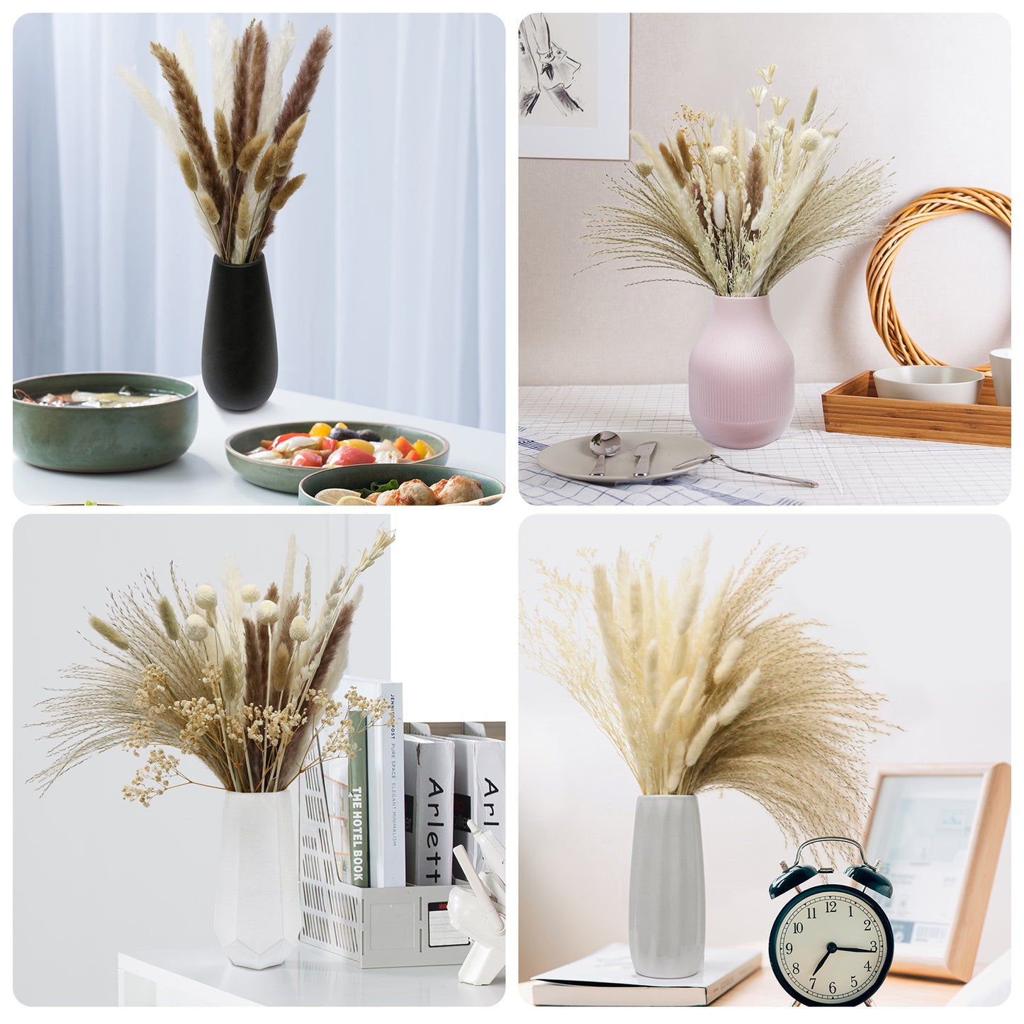 12 Varieties Pampas Grass Decor Bouquet